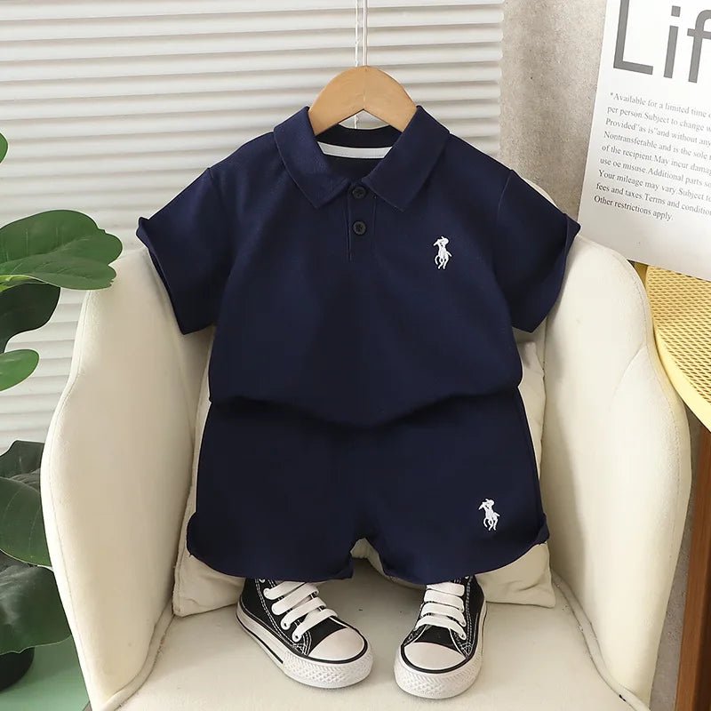 Summer New Baby Boys Clothing For Children Boys T-Shirt Shorts 2Pcs/Sets Infant Kids Clothes Casual Costume Toddler Tracksuits - Mom & Kids