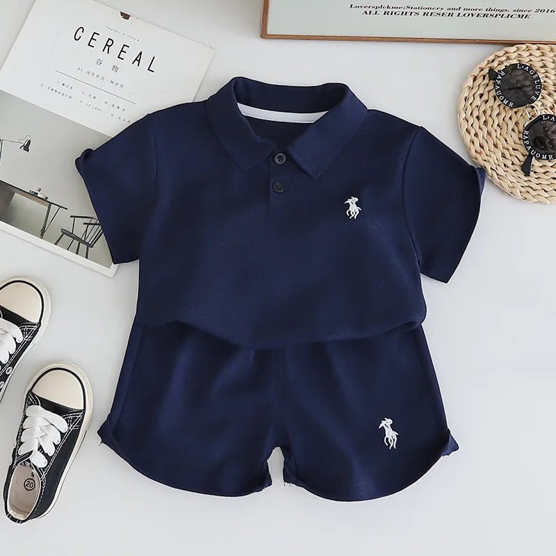 Summer New Baby Boys Clothing For Children Boys T-Shirt Shorts 2Pcs/Sets Infant Kids Clothes Casual Costume Toddler Tracksuits - Mom & Kids