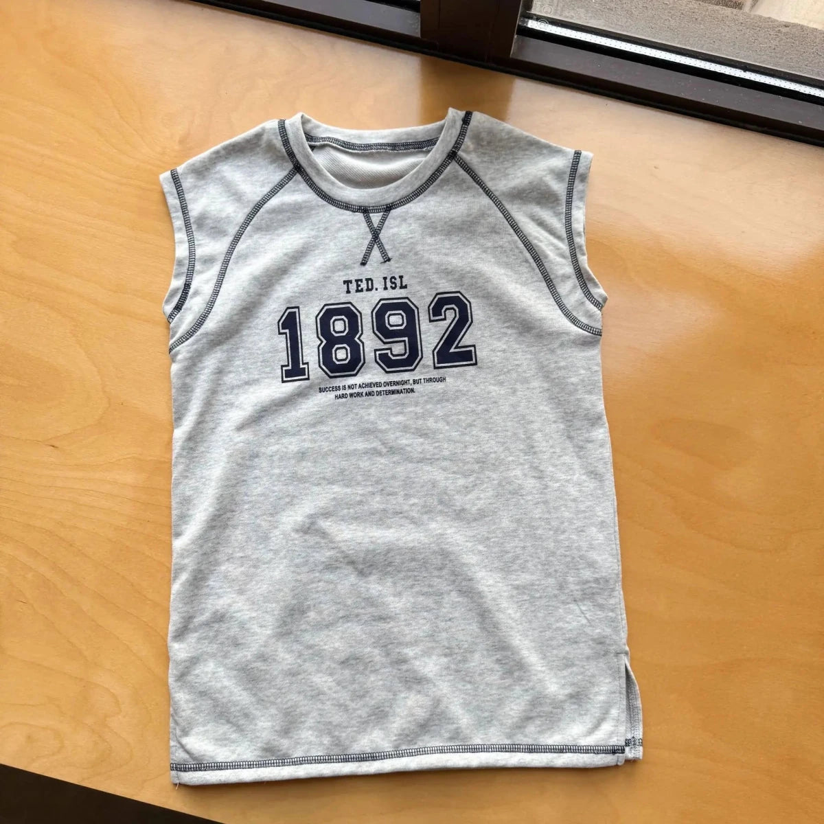 Summer New Children Short Sleeve Clothes Set Boys Letter Print T Shirts 2pcs Suit Girls Vest Dress Kids Brother Sisters Set - Mom & Kids