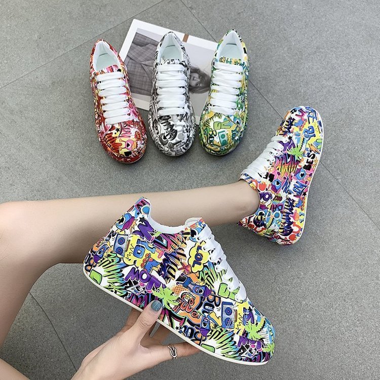 Thick Bottom Lace-up Sports Shoes Round Head (Available) - Mom & Kids