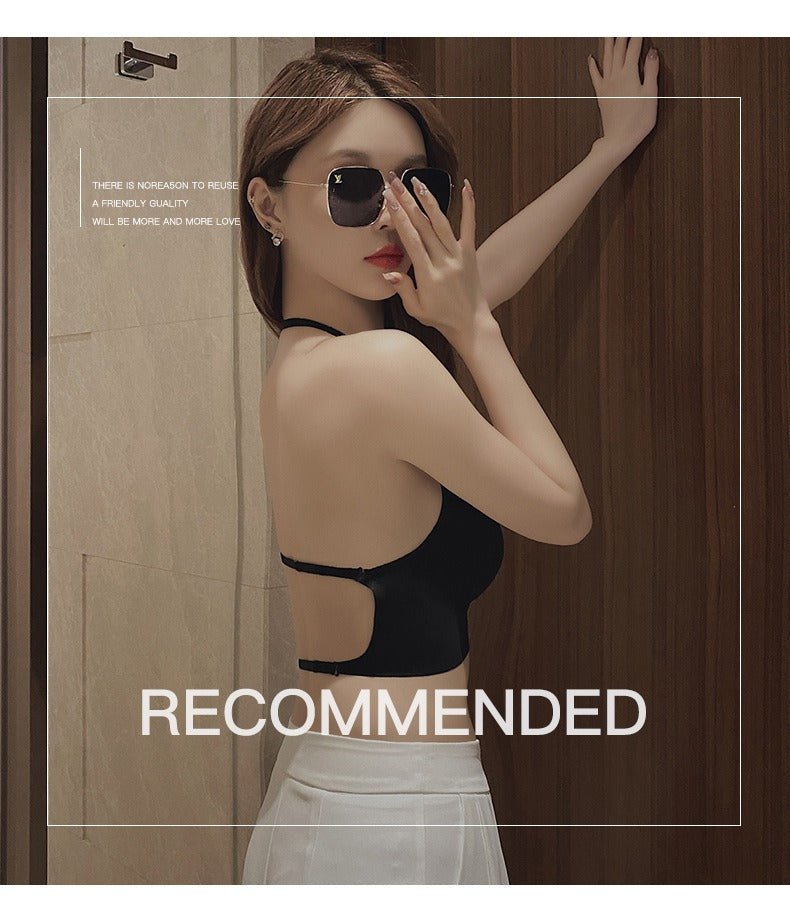 U-shaped beautiful back underwear for women with small chest gathered (Available)) - Mom & Kids