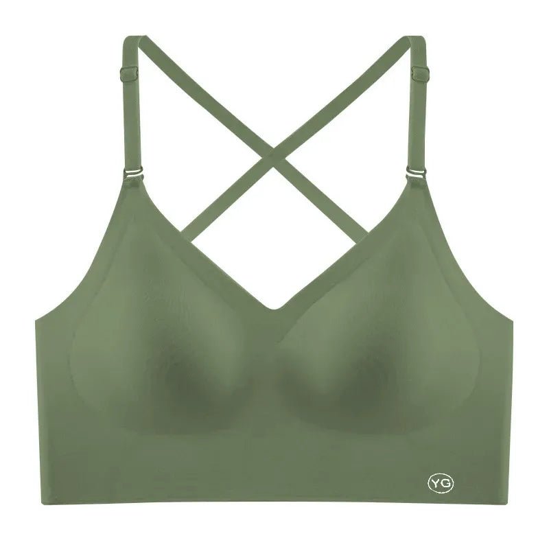 U-shaped beautiful back underwear for women with small chest gathered (Available)) - Mom & Kids