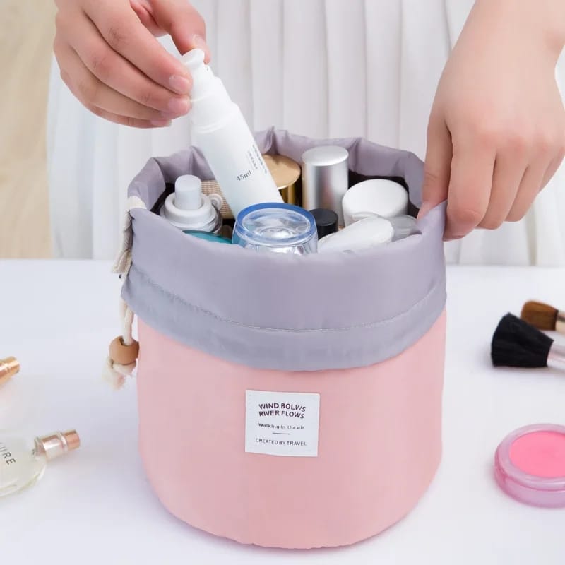 Women travel cosmetic organizer Bangladesh foldable waterproof makeup storage bag with compartments